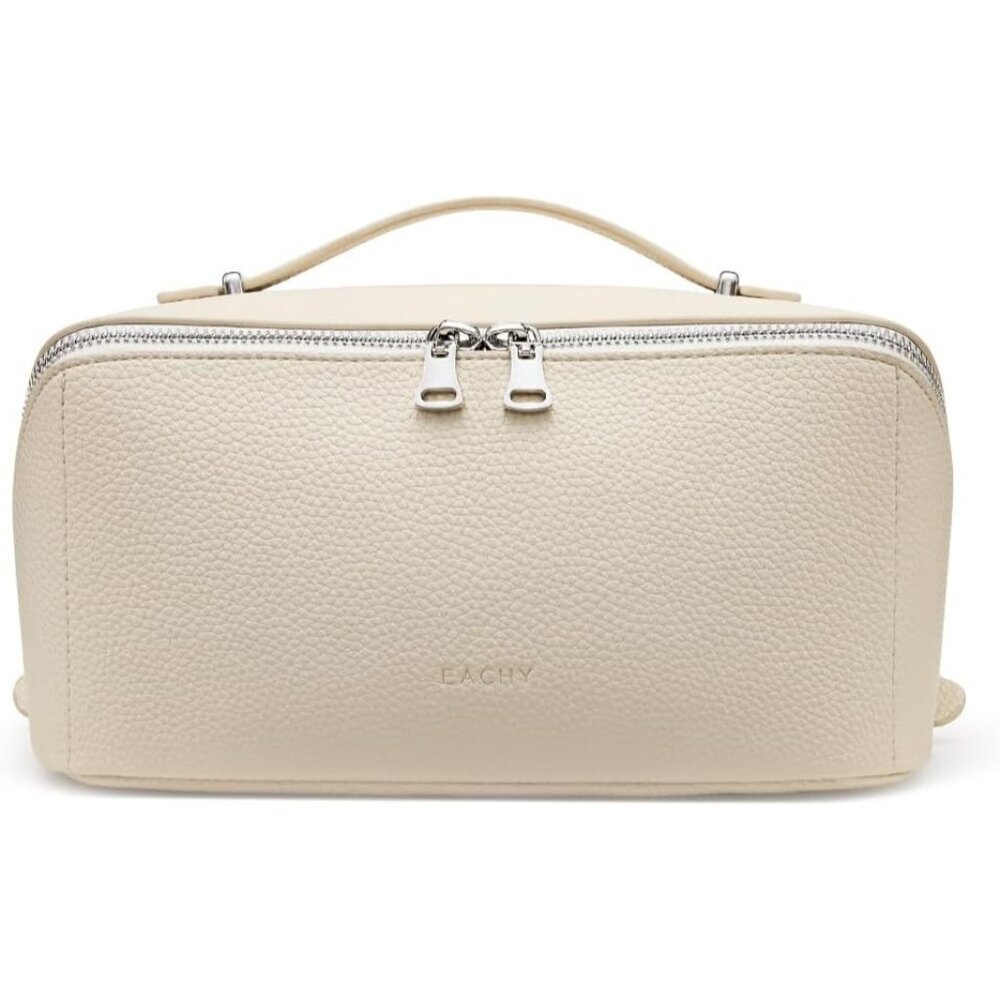 Women Kb-White Large Capacity Cosmetic Travel Makeup Waterproof Portable Bag